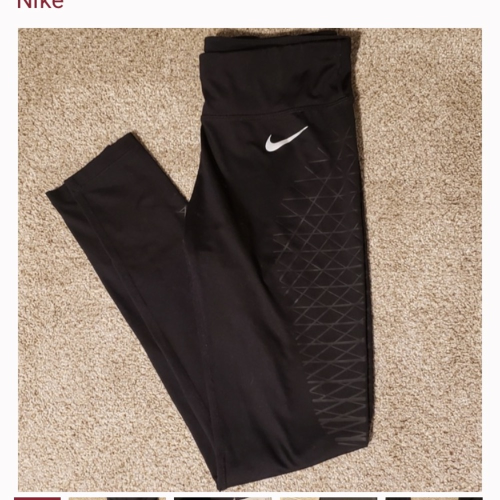 Nike black Running activewear leggings EUC S